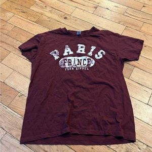 Paris t-shirt, was bought in Paris